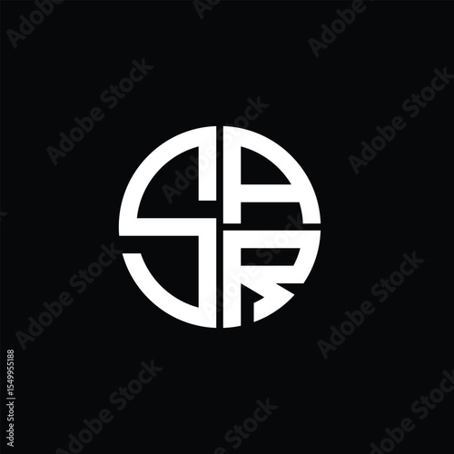 SAR logo SAR icon SAR monogram SAR letter minimalist Circle flat Unique modern abstract logo design.