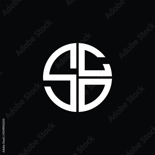 SCO logo SCO icon SCO monogram SCO letter minimalist Circle flat Unique modern abstract logo design.
