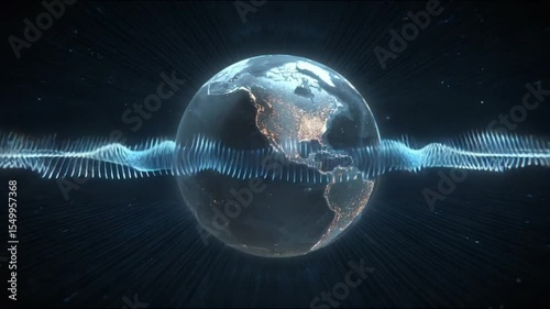 Global Connectivity Visualization: A Dynamic Representation of Worldwide Communication Network