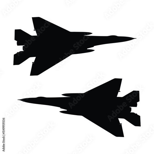 Missile Silhouette Vector Illustration Icon Black White Clipart