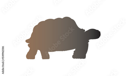 Vector Cartoon Gradient Color Turtle Design Fully Editable High Quality
