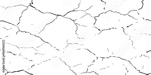 "High-contrast cracked surface texture on white background. Ideal for drought, dryness, abstract design, grunge overlays, and natural patterns in creative or editorial projects"