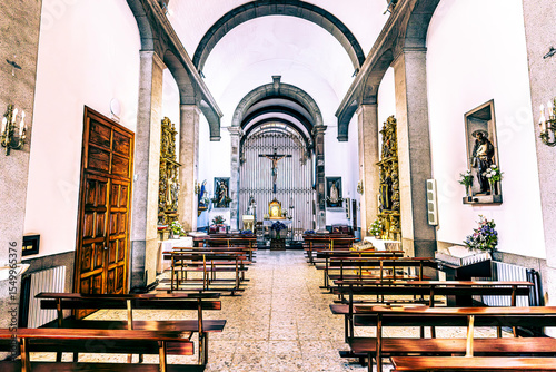 interior of the church