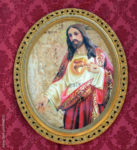 image of Jesus Christ in a religious ceremony