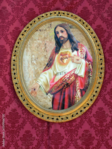 image of Jesus Christ in a religious ceremony
