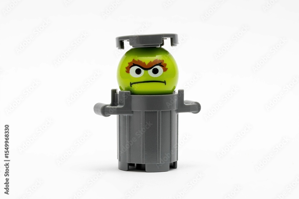 Naklejka premium Oscar the Grouch from Sesame Street