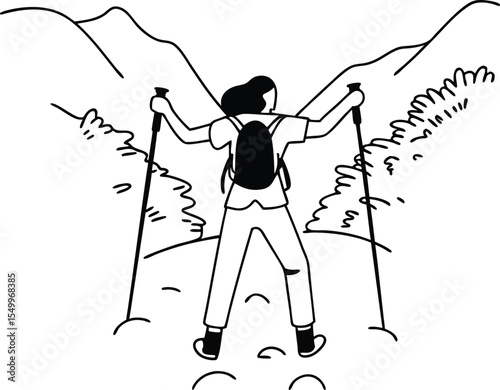 silhouette of a man with a backpack