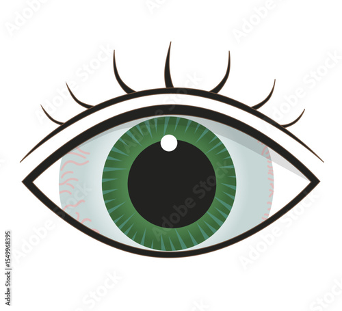 Mystical esoteric eye symbols. Vector hand drawn illustration