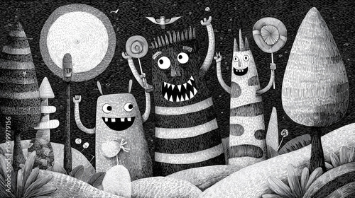 Whimsical Monster World
