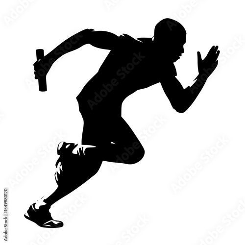 a black and white silhouette of a man holding a skateboard black, hold, man, person, silhouette, skateboard, skateboarder , Generative art.