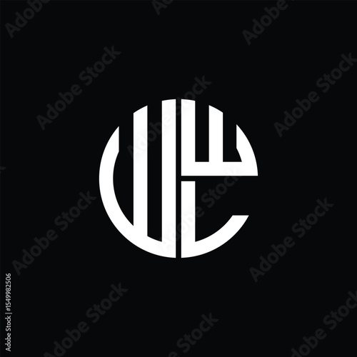 WWL logo WWL icon WWL monogram WWL letter minimalist Circle flat Unique modern abstract logo design.