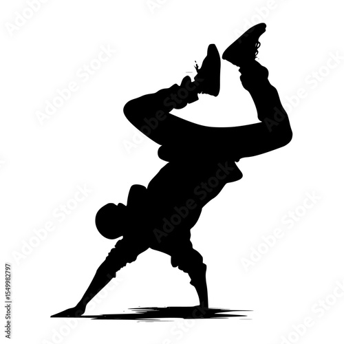 black silhouette of a man doing karate on a white background black, butterfly, man, people, silhouette , Generative art.