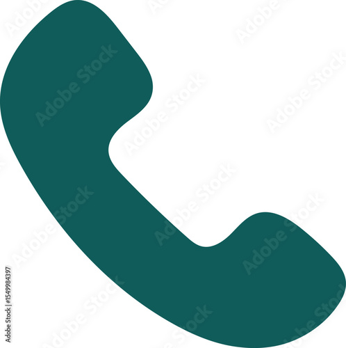 Mobile Phone Number Flat Vector Icon for UX/UI Designing