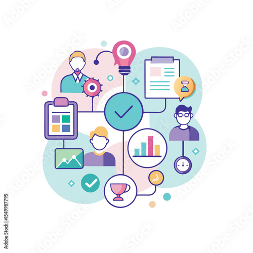 -icon-set-of-business-team-collaboration--progress.eps