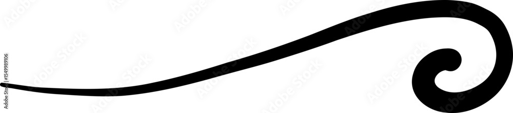 Heavy Curved Swash With Bulb Ending Heavy Curved Swash With Bulb Ending
