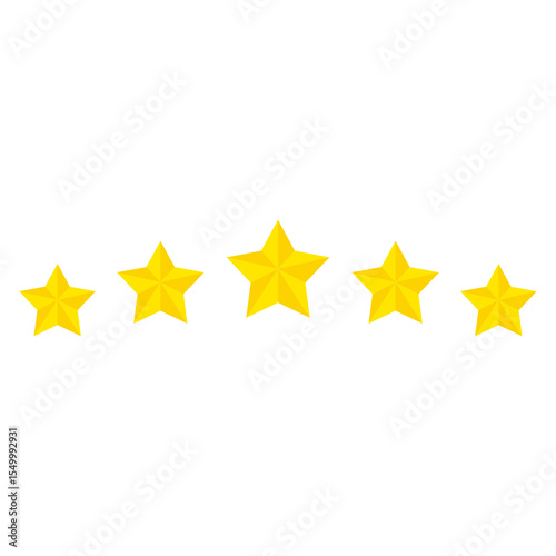 Premium quality gold star