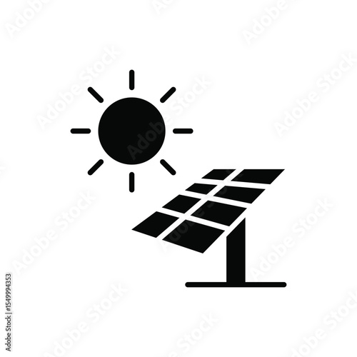 SOLARPANEL VECTOR ICON LOGO
