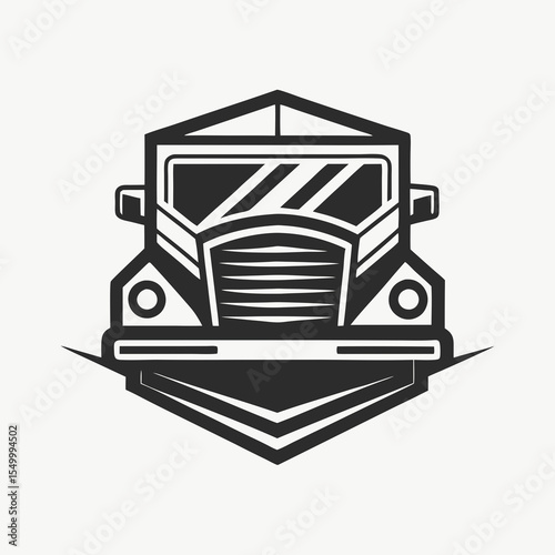 Premium trucking company ready made logo. 18 wheeler semi truck logo vector. Best for trucking and freight related industry