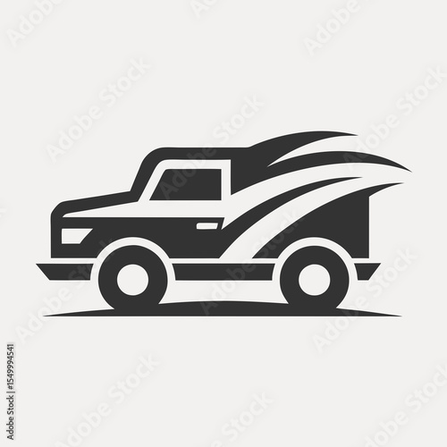 Premium trucking company ready made logo. 18 wheeler semi truck logo vector. Best for trucking and freight related industry