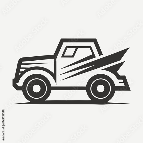 Premium trucking company ready made logo. 18 wheeler semi truck logo vector. Best for trucking and freight related industry