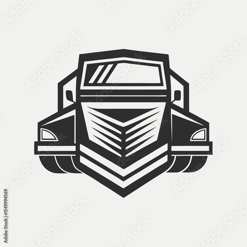 Premium trucking company ready made logo. 18 wheeler semi truck logo vector. Best for trucking and freight related industry