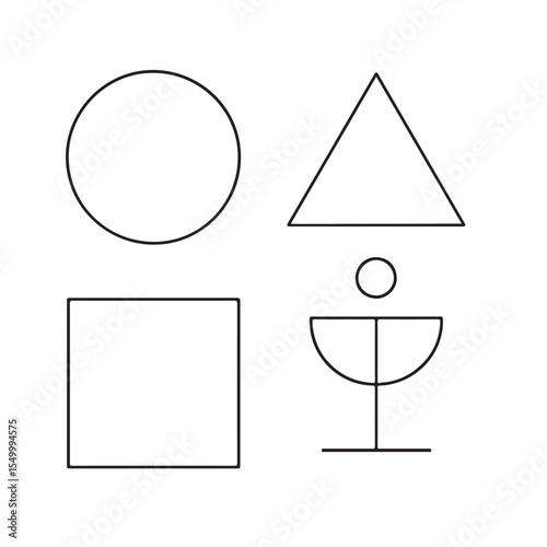 hand drawn vector illustration of a pencil drawing