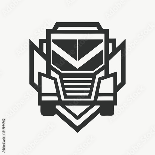 Premium trucking company ready made logo. 18 wheeler semi truck logo vector. Best for trucking and freight related industry