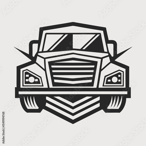 Premium trucking company ready made logo. 18 wheeler semi truck logo vector. Best for trucking and freight related industry