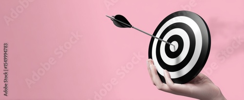 The Target and Arrow Symbolizing Success and Achievement in Goals