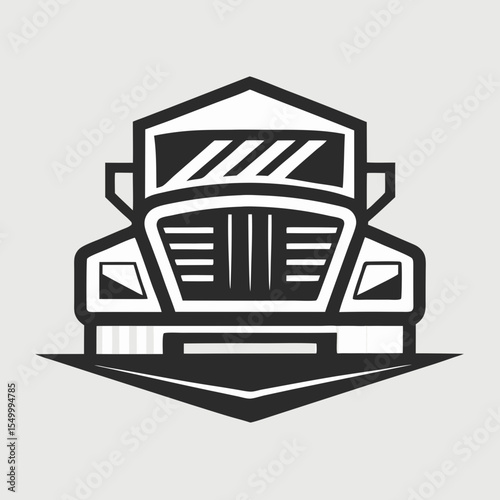 Premium trucking company ready made logo. 18 wheeler semi truck logo vector. Best for trucking and freight related industry