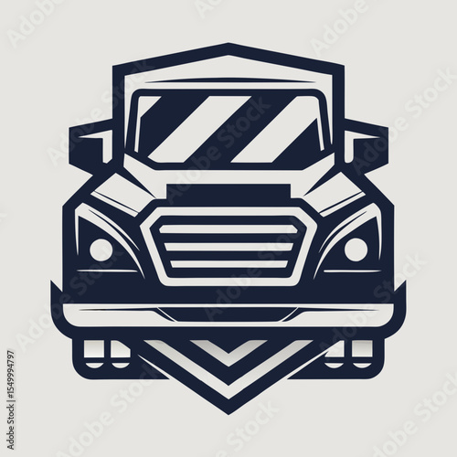 Premium trucking company ready made logo. 18 wheeler semi truck logo vector. Best for trucking and freight related industry