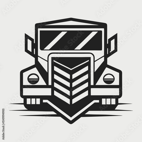 Premium trucking company ready made logo. 18 wheeler semi truck logo vector. Best for trucking and freight related industry