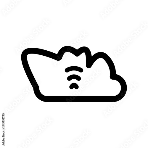 Cloud sync svg icon