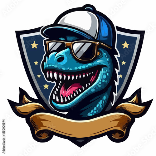 alternative digital art of a fun dinosaur 13