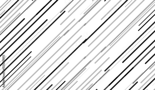 Abstract background diagonal speed motion light grey and white stripe lines. 