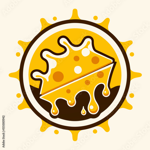 Dairy products and milk icons of bottle and butter, sour cream and curd, cheese, yogurt or kefir in pitcher, cottage cheese and fresh cream in bowl for milk shop, store or market