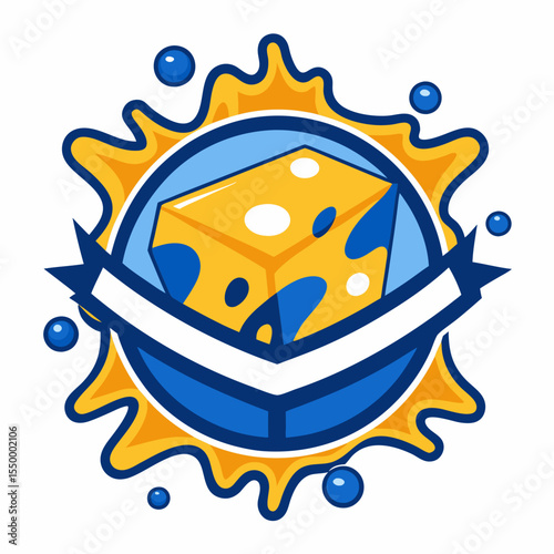 Dairy products and milk icons of bottle and butter, sour cream and curd, cheese, yogurt or kefir in pitcher, cottage cheese and fresh cream in bowl for milk shop, store or market
