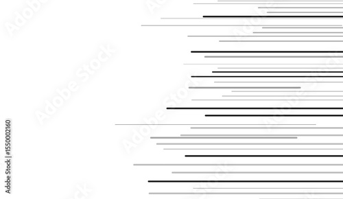 Comics motion effect. Vector speed lines illustration stock illustration