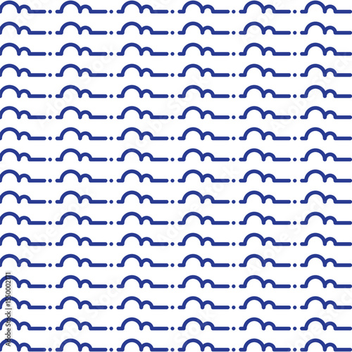 line doodle seamless pattern. Creative abstract style drawing background