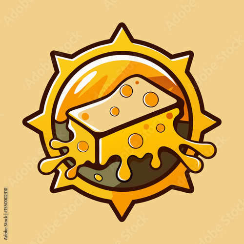 Dairy products and milk icons of bottle and butter, sour cream and curd, cheese, yogurt or kefir in pitcher, cottage cheese and fresh cream in bowl for milk shop, store or market