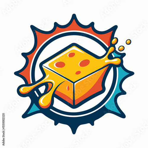 Dairy products and milk icons of bottle and butter, sour cream and curd, cheese, yogurt or kefir in pitcher, cottage cheese and fresh cream in bowl for milk shop, store or market