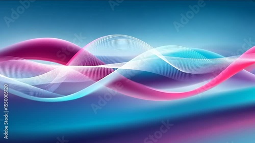 Abstract wavy lines design
