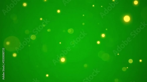 Green screen bokeh overlay effect animation background for video editing and motion graphics use