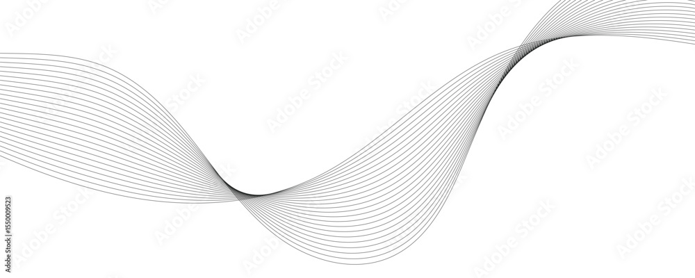 Fototapeta premium abstract wavy lines