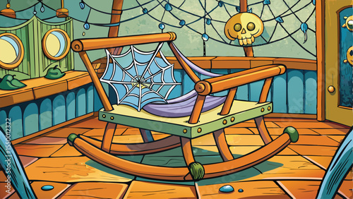 rocking chair in the park