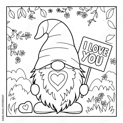 Genome in love coloring pages