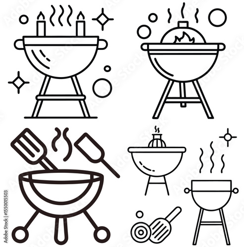 some necessary icon design set vector art 