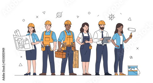 Diverse Team of Skilled Professionals Ready to Build Your Vision