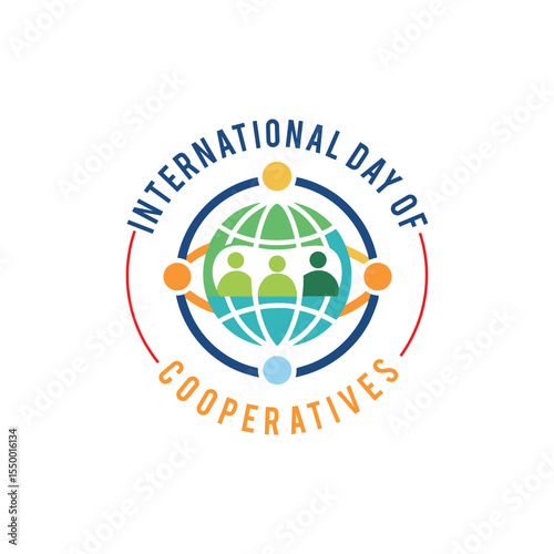 International day of cooperatives logo celebrating community and global collaboration