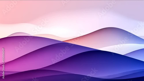 Abstract colorful mountain landscape